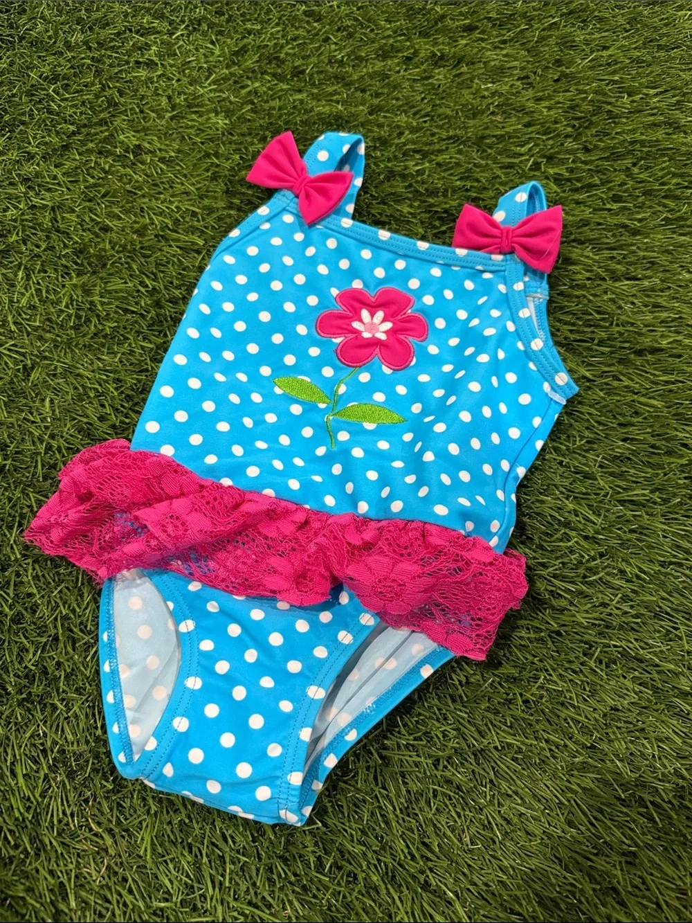 Mini Tangerine One Piece Swimsuit